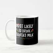 Mug Most Likely To Christmas Xmas Pajamas Funny Matchi (Gauche)