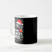 Mug Most Likely To Drink All Santa's Coffee Shirt Chri (Devant gauche)