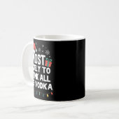 Mug Most Likely To Drink All The Vodka Christmas Funny (Devant gauche)