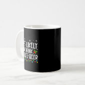 Mug Most Likely To Drink Santas Beer Funny Drinking C  (Devant gauche)