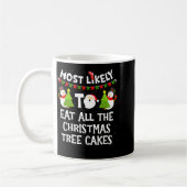 Mug Most Likely To Eat All The Christmas Tree Cakes Fu (Gauche)