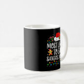 Mug Most Likely To Eat Santa's Cookies Family Matching (Devant droit)