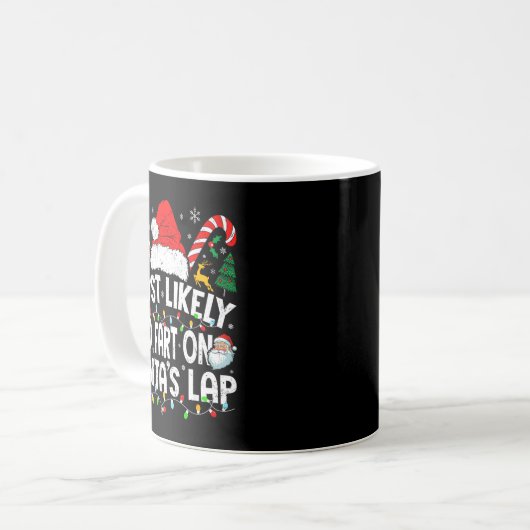 Mug Most Likely To Fart On Santa’s Lap Family Matching (Devant gauche)