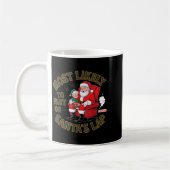 Mug Most Likely To Fart On Santa's Lap Elf Christmas B (Gauche)