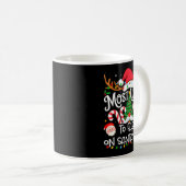 Mug Most Likely To Fart On Santa's Lap Family Matching (Devant droit)