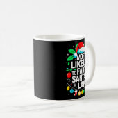 Mug Most Likely To Fart On Santa's Lap Family Matching (Devant droit)
