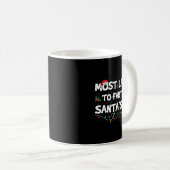 Mug Most Likely To Fart On Santa's Lap Family Matching (Devant droit)