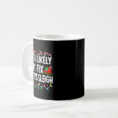 Mug Most Likely To Fix Santa Sleigh Family Matching Ch (Devant gauche)