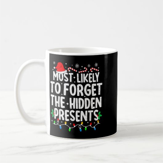 Mug Most Likely To Forget The Hidden Matching Christma (Gauche)