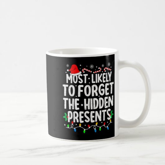 Mug Most Likely To Forget The Hidden Matching Christma (Droite)