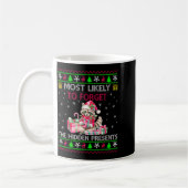 Mug Most Likely To Forget The Hidden Raccoon Christmas (Gauche)