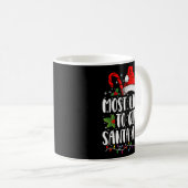 Mug Most Likely To Give Santa A Hug Ing Family Xmas T (Devant droit)