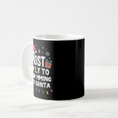 Mug Most Likely To Go Swimming With Santa Christmas Sw (Devant gauche)