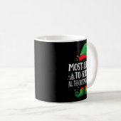 Mug Most Likely To Know The Xmas Song Matching Christm (Devant droit)