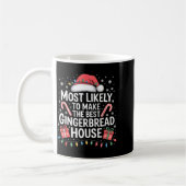 Mug Most Likely To Make The Gingerbread House Christma (Gauche)