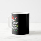 Mug Most Likely To Nap On Christmas Funny Matching Fam (Devant gauche)