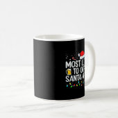 Mug Most Likely To Offer Santa A Beer Funny Drinking C (Devant droit)