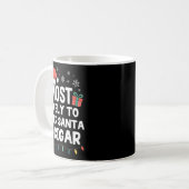 Mug Most Likely To Offer Santa A Cigar Christmas Funny (Devant gauche)