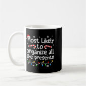 Mug Most Likely To Organize All The Christmas Matching (Gauche)