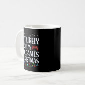 Mug Most Likely To Play Videogames On Christmas T Shir (Devant gauche)