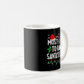 Mug Most Likely To Race Santa's Sleigh Family Matching (Devant droit)