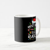 Mug Most Likely To Ride Rudolph Funny Christmas Holida (Devant droit)