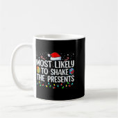 Mug Most Likely To Shake The Family Matching Christmas (Gauche)