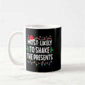 Mug Most Likely To Shake The Family Matching Christmas (Gauche)