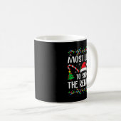 Mug Most Likely To Shoot The Reindeer Funny Matching C (Devant droit)
