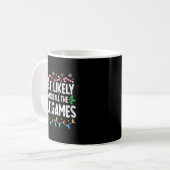 Mug Most Likely To Watch All Golf Games Funny Matching (Devant gauche)