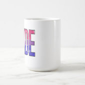 Mug Mot Bisexuel Fier (Centre)