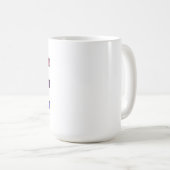 Mug Mot Bisexuel Fier (Devant droit)