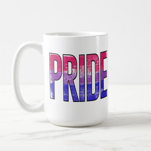Mug Mot Bisexuel Fier (Gauche)