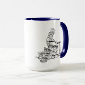 Mug Mot de collage (Devant droit)