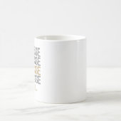Mug Mot de crosse en or (Centre)