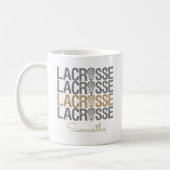 Mug Mot de crosse en or (Gauche)