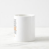 Mug Mot de crosse en orange brûlé (Centre)