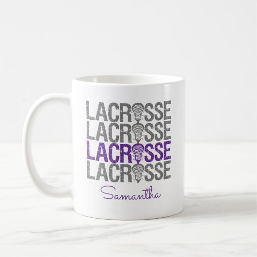 Mug Mot de crosse pourpre (Gauche)