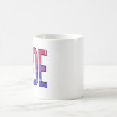 Mug Mot de fierté bisexuelle (Centre)