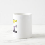 Mug Mot de fierté non binaire (Centre)