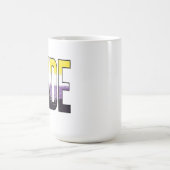 Mug Mot de fierté non binaire (Centre)