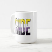Mug Mot de fierté non binaire (Devant gauche)