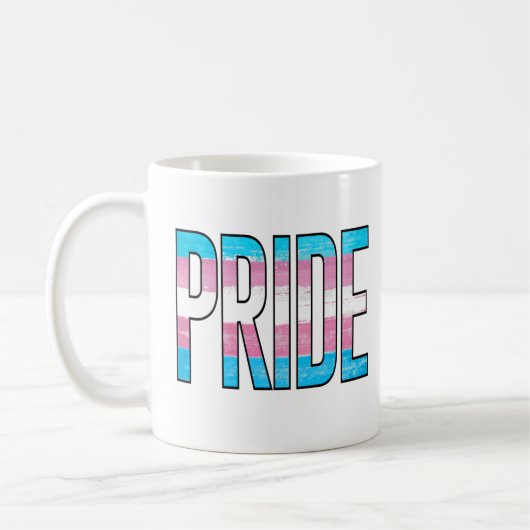 Mug Mot de fierté trans (Gauche)