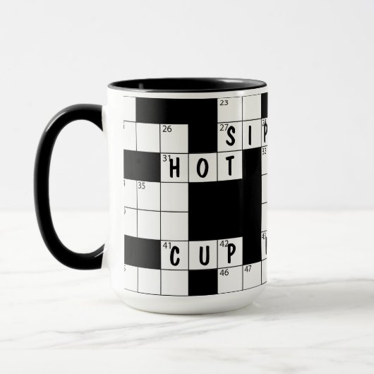 Mug Mot-De-Mots Puzzle Avec Mots (Gauche)