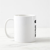 Mug Mot de passe de code qr personnalisé balayage simp (Gauche)