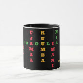 Mug Mot de passe KWANZAA Nguzo Saba (Centre)
