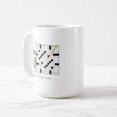 Mug Mot de passe-passe, casse-tête (Devant gauche)