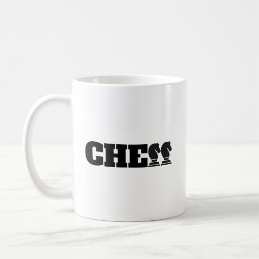 Mug Mot d'échecs Chevaliers Noirs Jeu créatif intellig (Gauche)