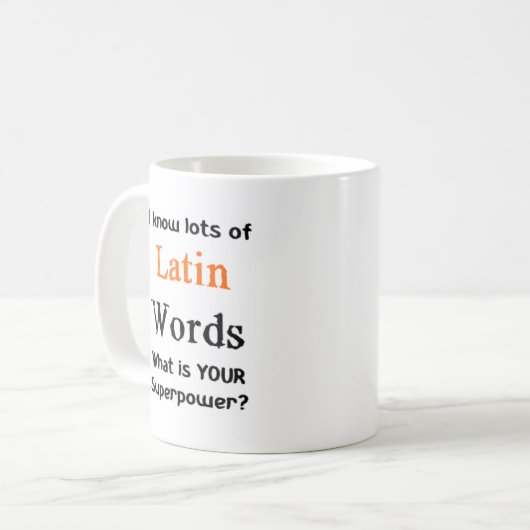 Mug mot latin (Devant gauche)