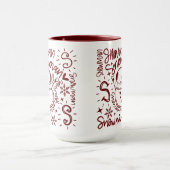 Mug Mot mignon Art Snowman (Centre)